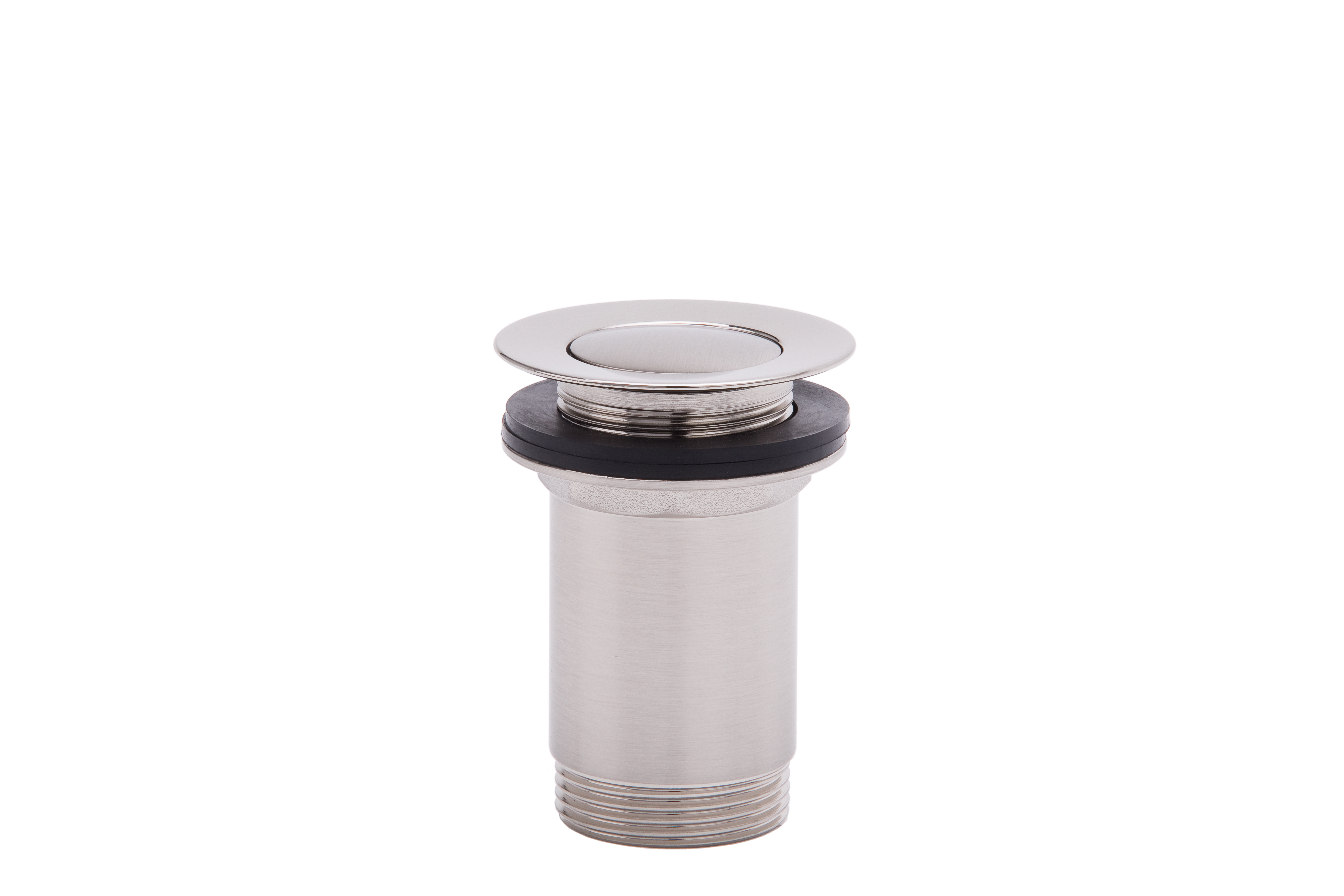 Ventil lavoar click-clack Kleome cu preaplin, G1 1 4 alama, nichel periat